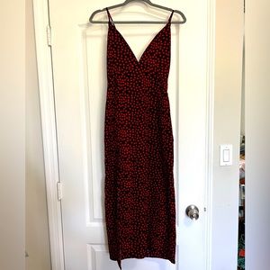 Black and Red, Heart Detail Dress